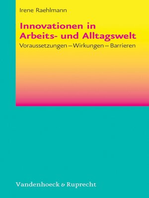 cover image of Innovationen in Arbeits- und Alltagswelt